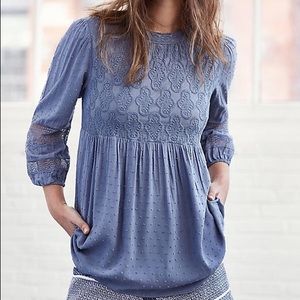 Anthropologie Meda Lace Top